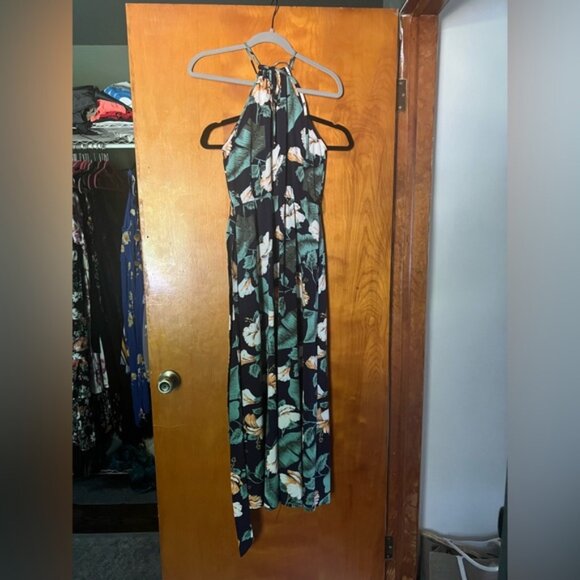 SHEIN Black Floral Maxi Dress - Picture 2 of 4